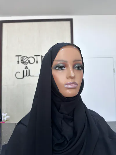 Bamboo shawl Black