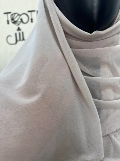 French Chiffon Gray Beige