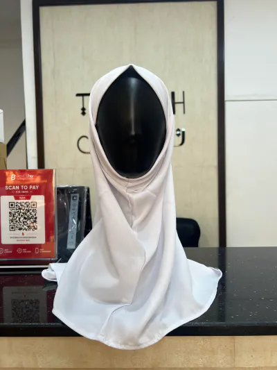 Irani Hijab Medium White