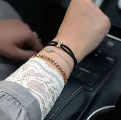 Lace sleeves