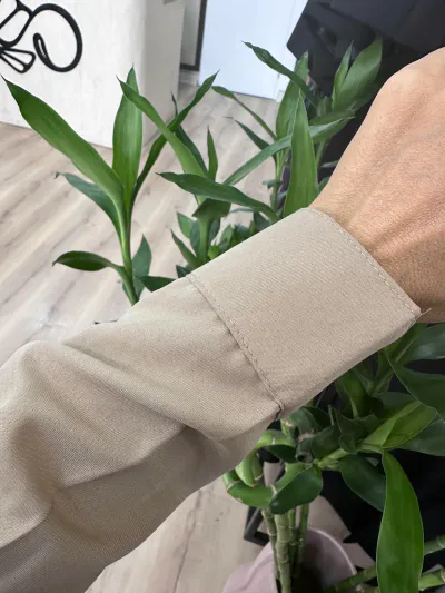 Wild shirt sleeves One Size Beige