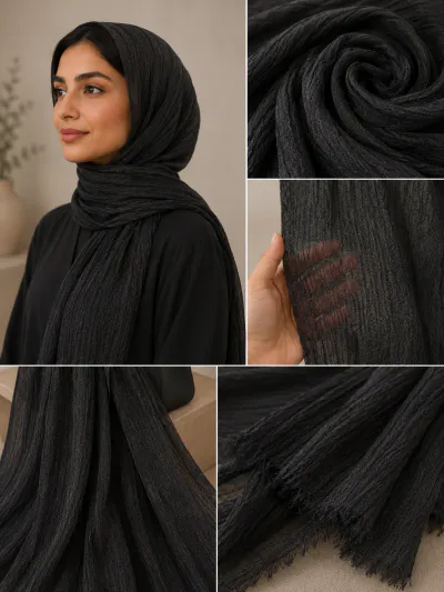 Silky Shawl Black