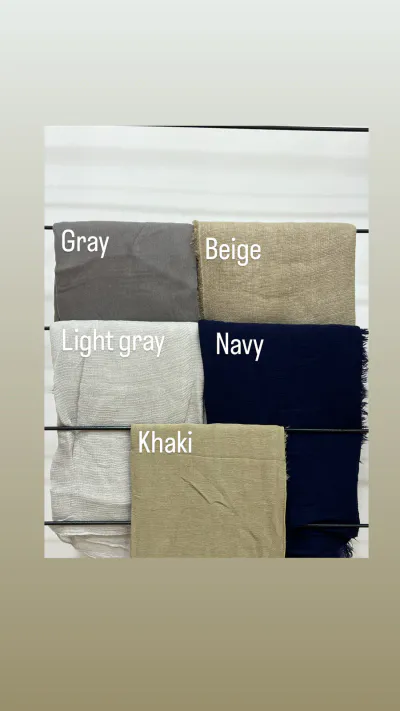 Thai Shawl Plain Beige