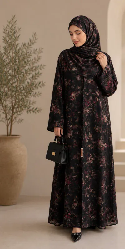 Chiffon Abaya klosh